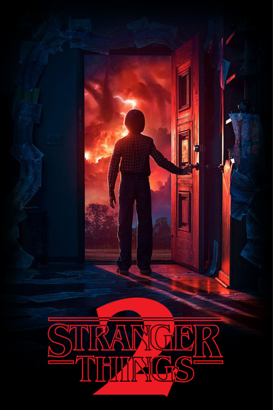 Stranger Things Season 2 (2016) 24x36 Poster Sci-Fi Horror Mystery Art - PosterFire.com