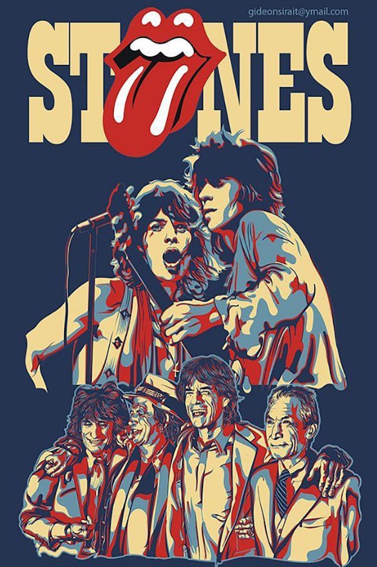 Rolling Stones Poster 24x36 Legendary Rock Band Iconic Music Art Classic - PosterFire.com