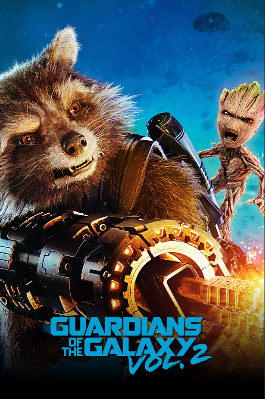 Guardians of the Galaxy Vol. 2 2017 Poster 24x36 - Groot & Star-Lord, Marvel