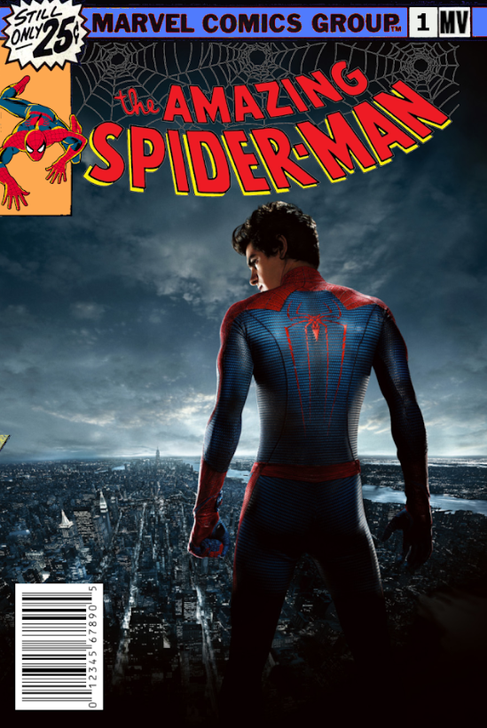 The Amazing Spider-Man 2012 Movie Poster 24x36 Andrew Garfield Superhero Action - PosterFire.com