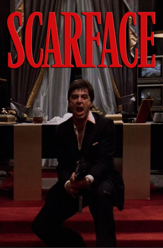 Scarface 1983 Poster 24x36 - Al Pacino - Classic Gangster Movie - Crime Thriller - PosterFire.com