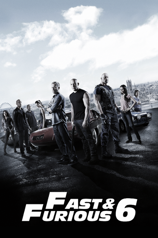 Fast & Furious 6 2013 Poster 24x36 - High-Octane Action, Vin Diesel and Paul - PosterFire.com