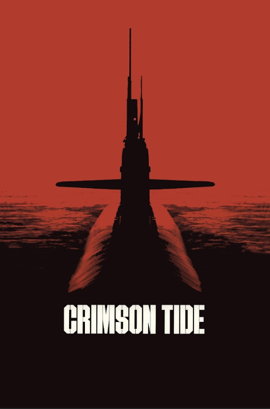 1995 Crimson Tide Poster 24x36 | Denzel Washington Gene Hackman | Submarine - PosterFire.com