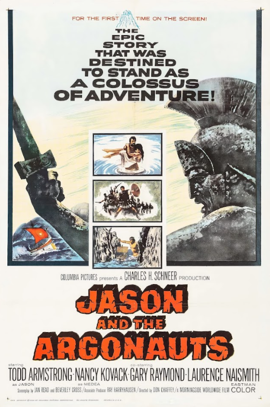 Jason and the Argonauts 1963 Movie Poster 24x36 - Fantasy Adventure, Greek Mytho - PosterFire.com