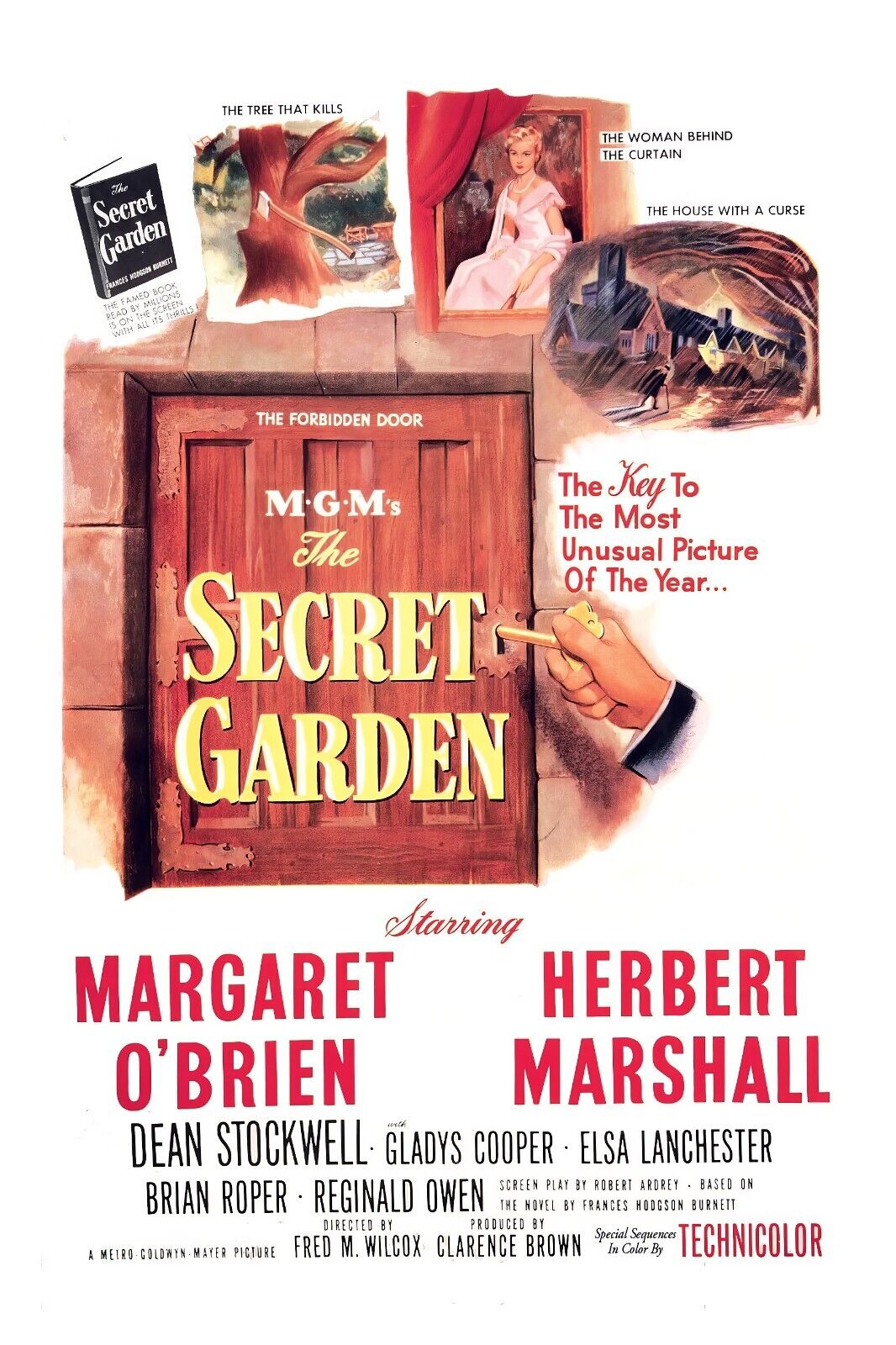 The Secret Garden 1949 Family Fantasy Poster 24x36 | Margaret O'Brien | Classic - PosterFire.com