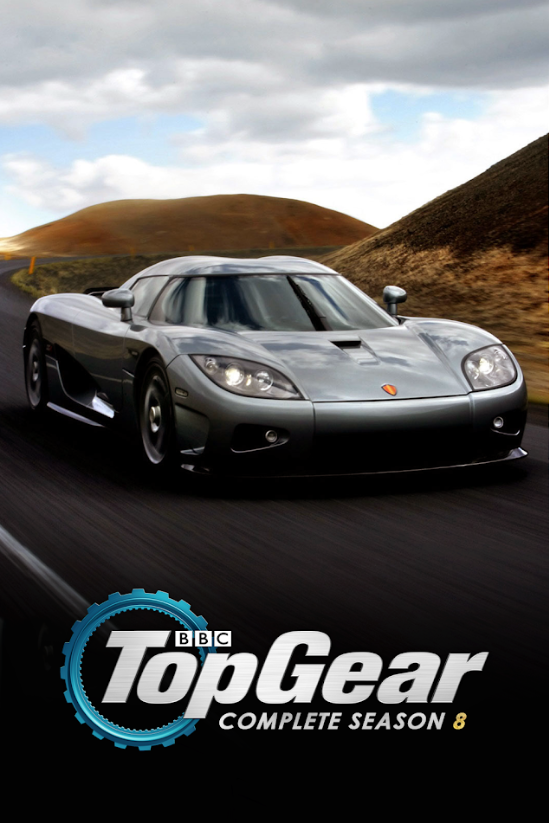 Top Gear 2002 Season 8 Poster 24x36 High-Speed Challenges & Car Reviews - PosterFire.com