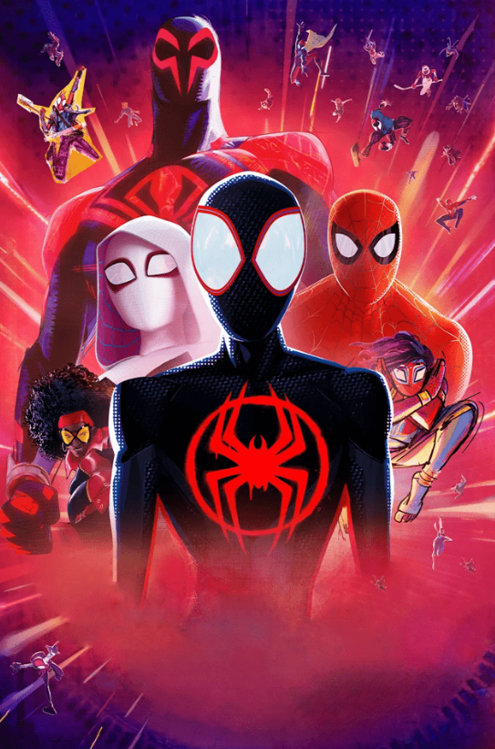 Spider-Man: Across the Spider-Verse 2023 24x36 Poster Animated Multiverse Advent - PosterFire.com