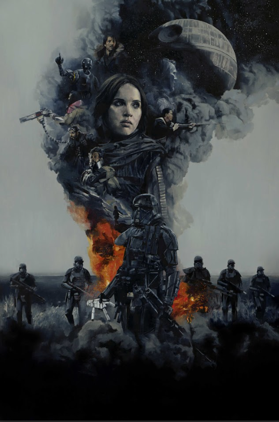 Rogue One: A Star Wars Story 2016 Poster 24x36 - Sci-Fi Adventure Epic Star Wars - PosterFire.com