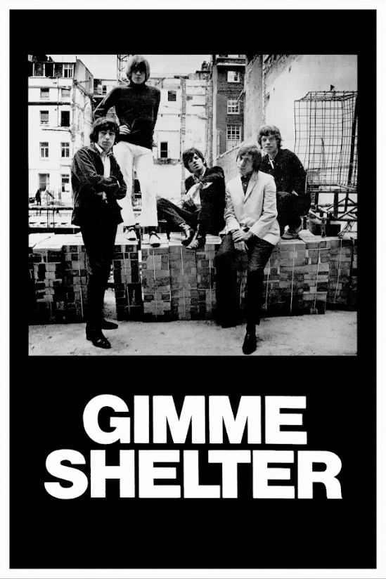 Gimme Shelter 1970 Movie Poster 24x36 | Iconic Rock Documentary | The Rolling - PosterFire.com