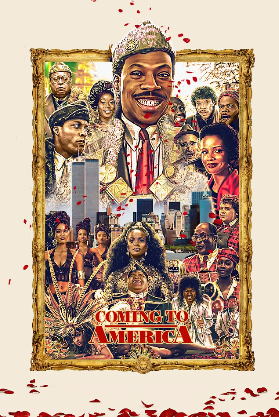 Coming to America 1988 Poster 24x36 - Eddie Murphy, Classic Comedy - PosterFire.com