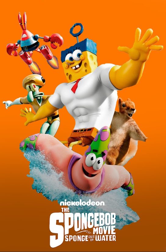 The SpongeBob Movie: Sponge Out of Water 2015 Poster 24x36 Animated Comedy Adven - PosterFire.com