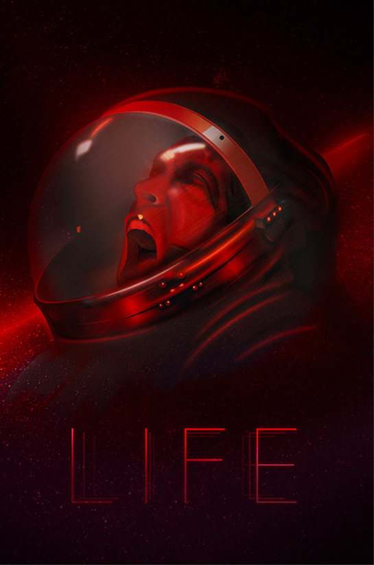 Life (2017) Poster 24x36 – Sci-Fi Thriller, Space Survival Art Print - PosterFire.com