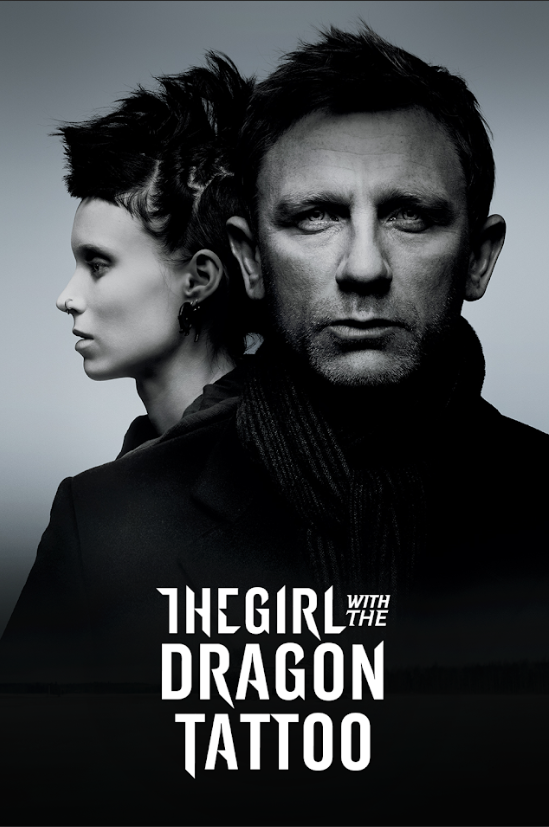 The Girl with the Dragon Tattoo (2011) 24x36 Movie Poster Thriller Mystery Drama - PosterFire.com