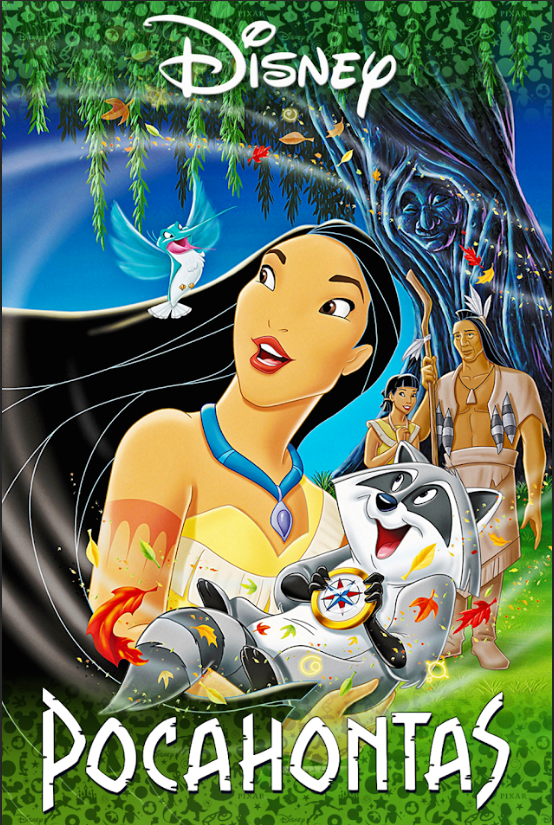 Pocahontas 1995 Poster 24x36 - Disney Animated Epic Native American Adventure - PosterFire.com