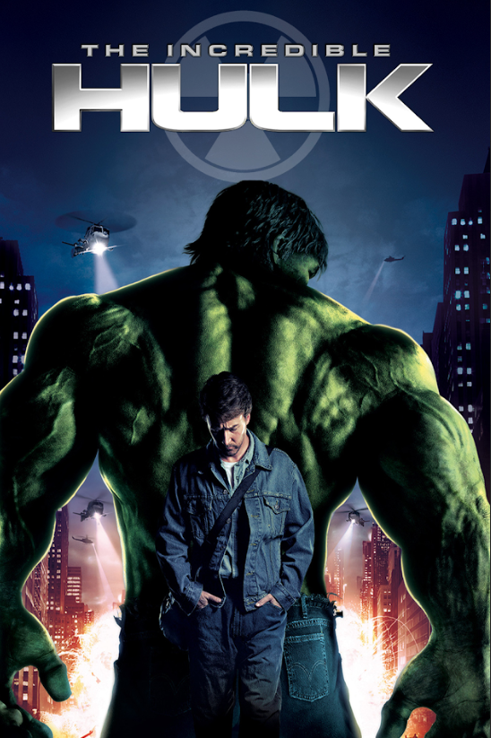 The Incredible Hulk 2008 Poster 24x36 - Marvel Superhero Action Edward Norton