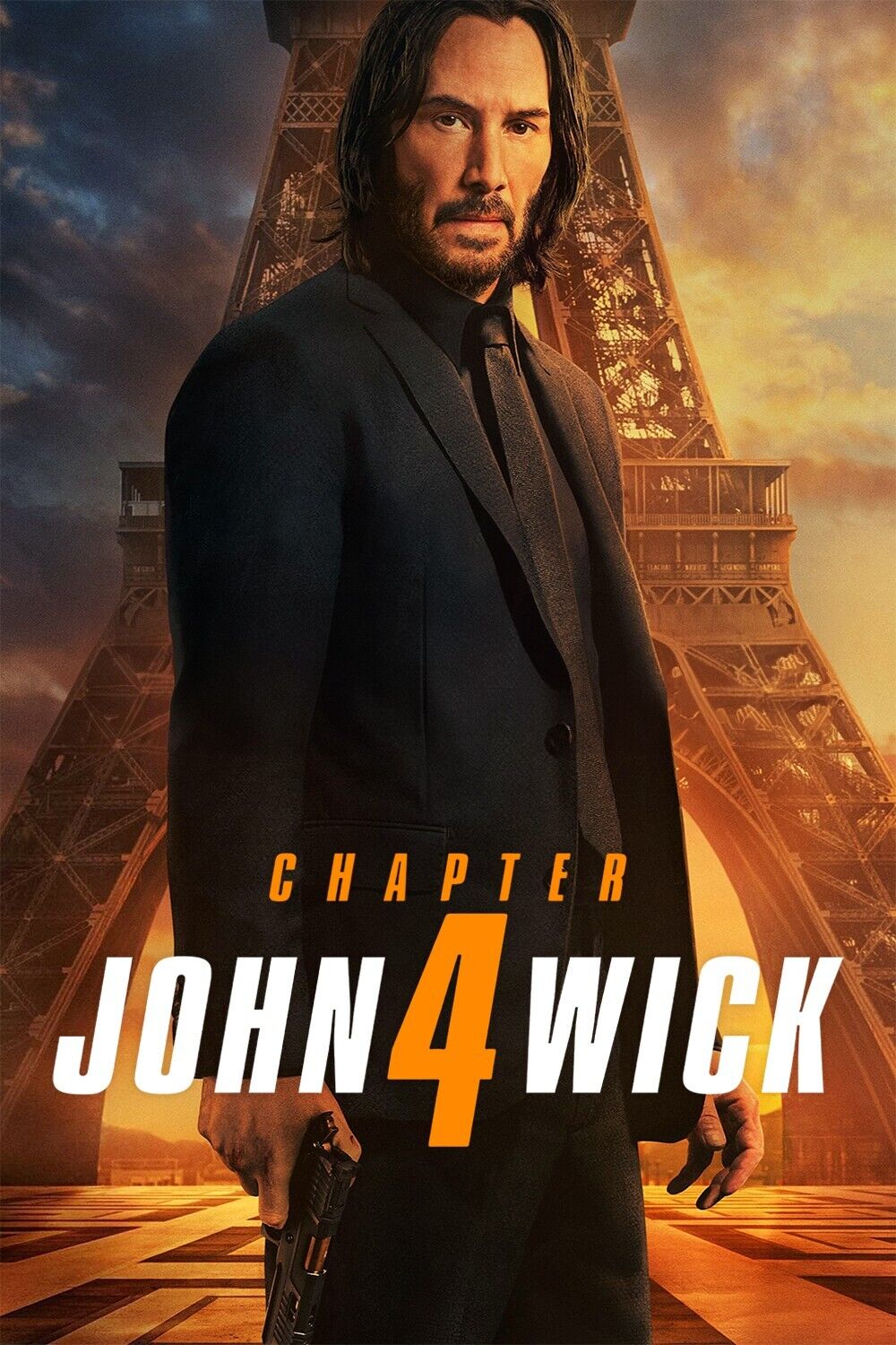 John Wick: Chapter 4 2023 24x36 Poster Keanu Reeves Action Thriller Film - PosterFire.com