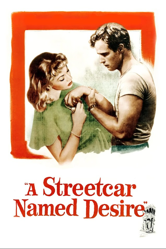 A Streetcar Named Desire (1951) Poster - 24x36 | Marlon Brando