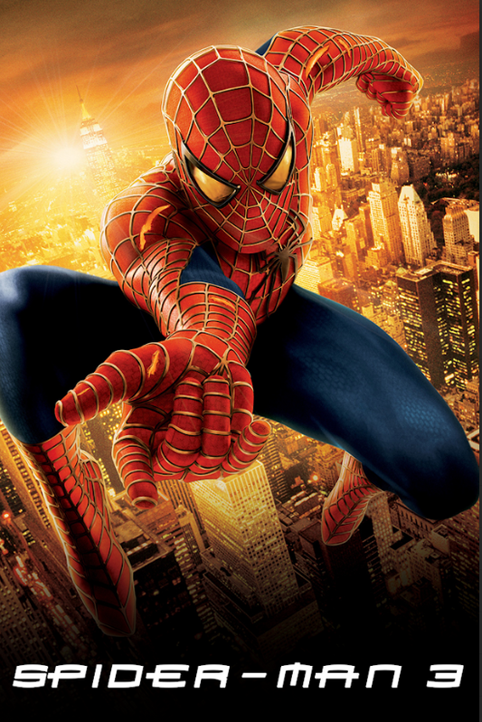 Spider-Man 3 (2007) 24x36 Movie Poster Superhero Action Adventure Classic Art