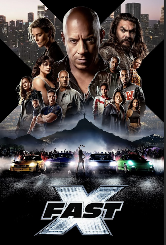 Fast X (2023) 24x36 Movie Poster Vin Diesel Action Adventure Fast & Furious Art - PosterFire.com