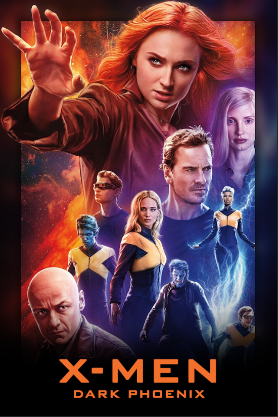 Dark Phoenix 2019 Poster 24x36 - Marvel Superhero Film, X-Men's Epic Battle - PosterFire.com