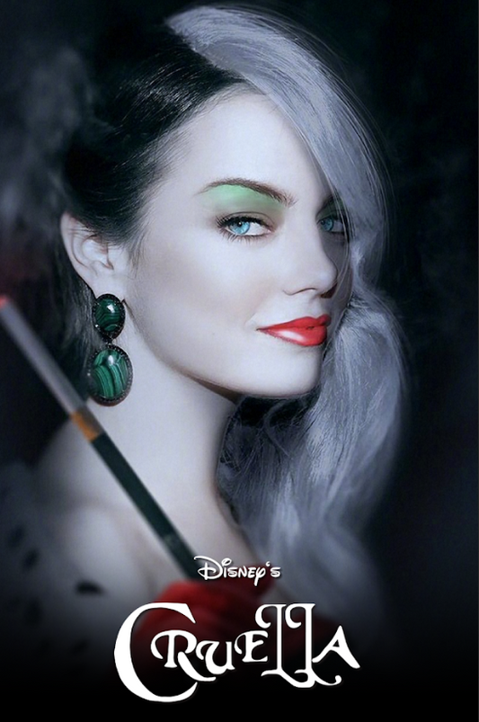 Cruella 2021 Poster 24x36 - Glamorous Villain Origin, Emma Stone Fashion