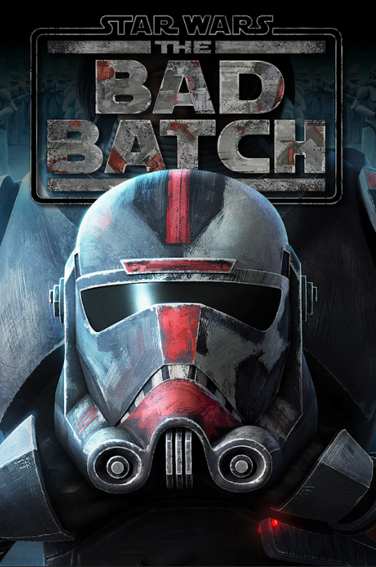 Star Wars The Bad Batch 2021 Poster 24x36 - Animated Sci-Fi Series Action