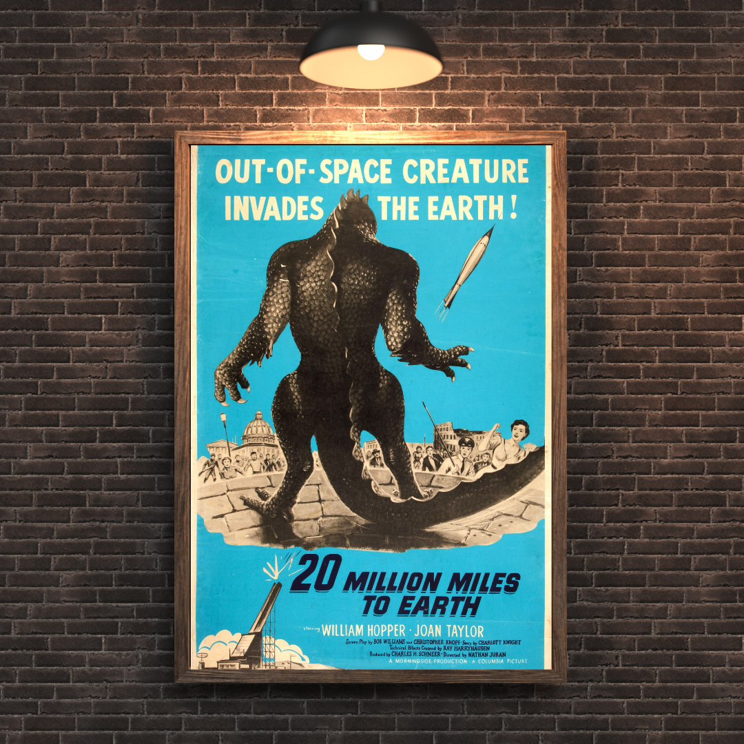 20 Million Miles to Earth 07 Movie Poster - Vintage Sci-Fi Classic Poster - PosterFire.com