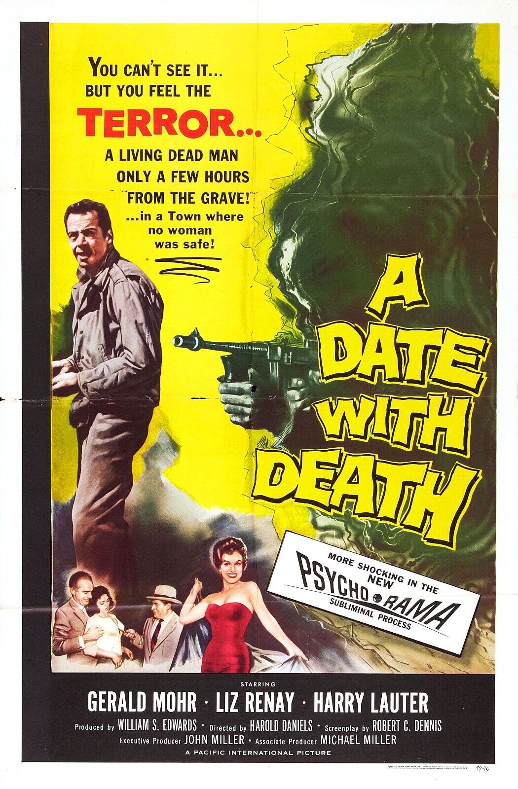 Date with Death Movie Poster - Vintage Film Noir Collectible Art Print