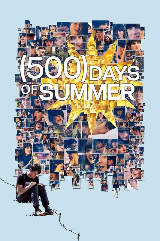 500 Days of Summer Poster - Starring Joseph Gordon Levitt Zooey Deschanel, 2009 - PosterFire.com