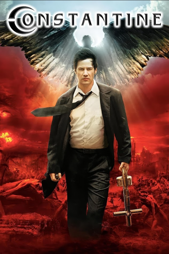 Constantine 2005 Poster 24x36 - Keanu Reeves, Supernatural Thriller, Dark Fantas - PosterFire.com