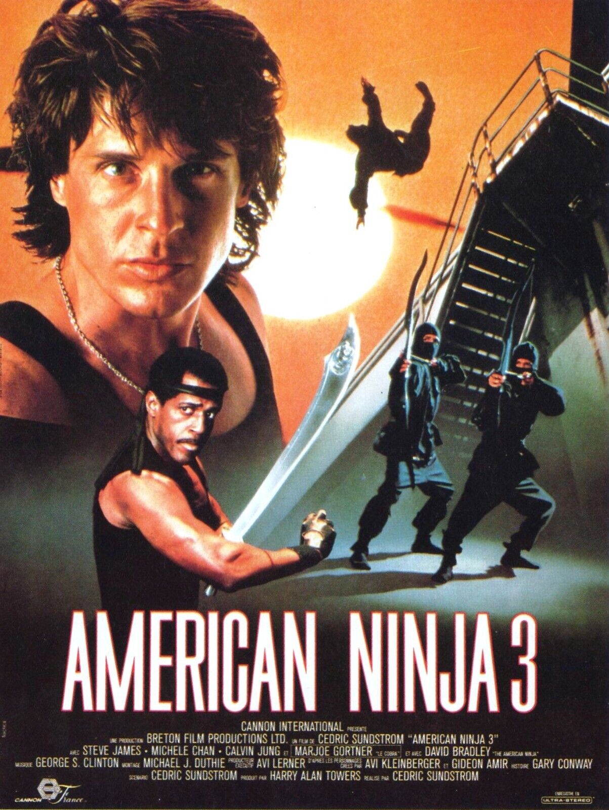 American Ninja 3 Movie Poster - Vintage Action Martial Arts Collectible