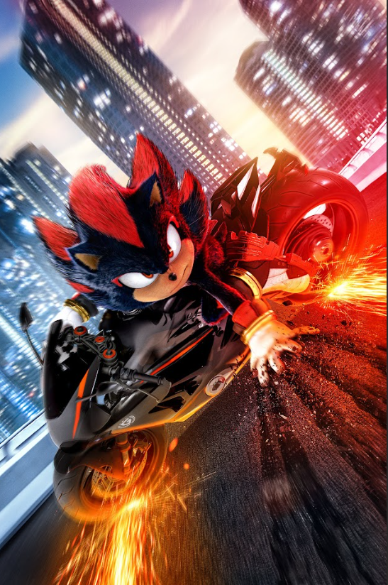 2024 Sonic the Hedgehog 3 Movie Poster 24x36 Action-Packed Family Adventure Film - PosterFire.com