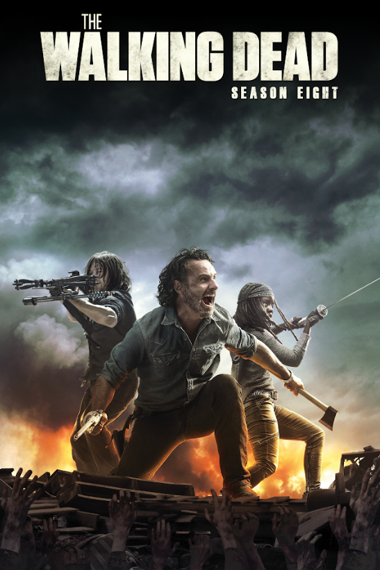 The Walking Dead Season 8 24x36 Poster Action Horror AMC TV Show - PosterFire.com