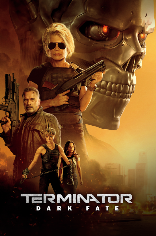 Terminator: Dark Fate (2019) 24x36 Movie Poster Sci-Fi Action Linda Hamilton Art - PosterFire.com