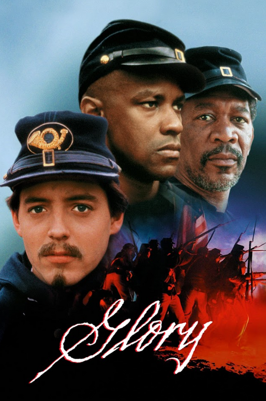 Glory 1989 Movie Poster 24x36 - Civil War Epic, Denzel Washington, Historical - PosterFire.com