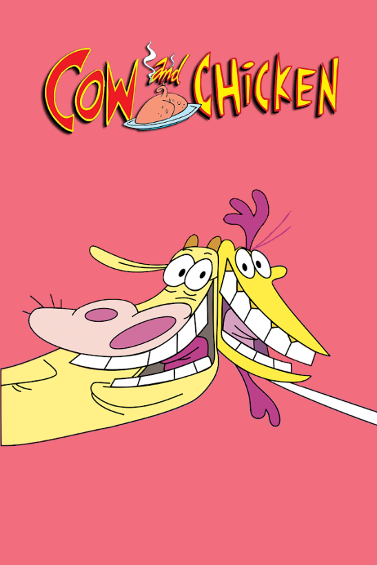 Cow and Chicken (1997) 24x36 Poster Animated TV Show Retro Classic Artwork