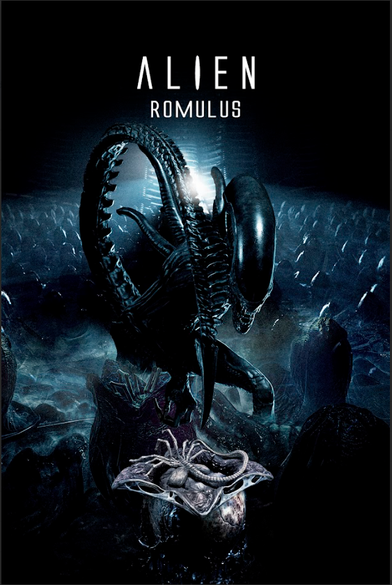 Alien Romulus 2024 Poster 24x36 - Sci-Fi Horror, Xenomorph, Intense Thriller