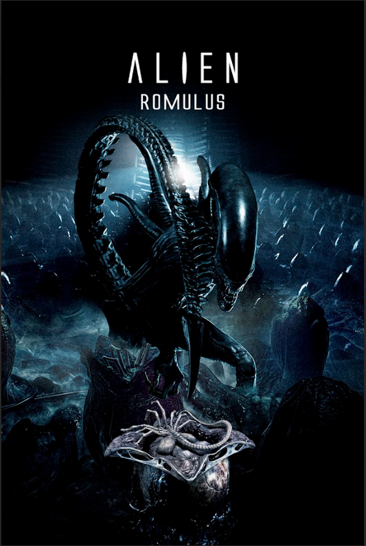 Alien Romulus 2024 Poster 24x36 - Sci-Fi Horror, Xenomorph, Intense Thriller