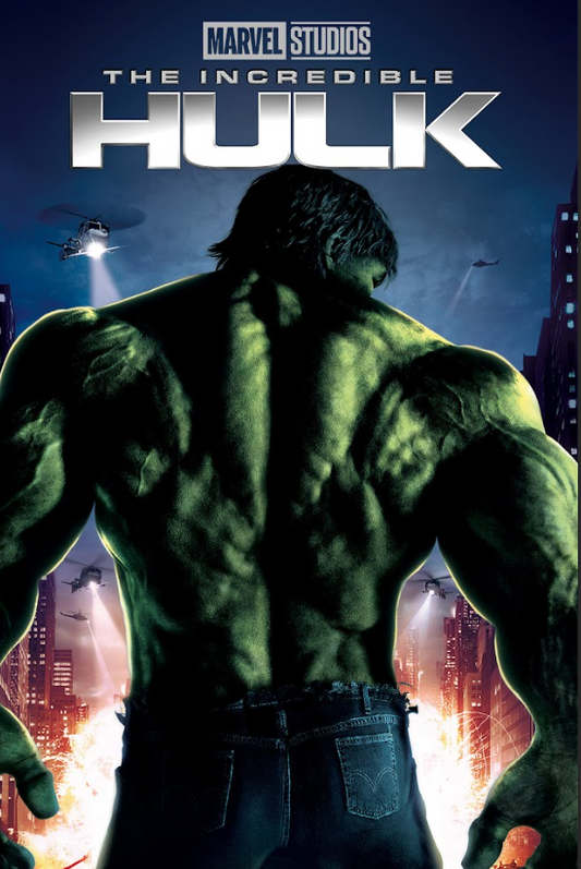 The Incredible Hulk (2008) 24x36 Movie Poster, Marvel Superhero Film, Edward Nor