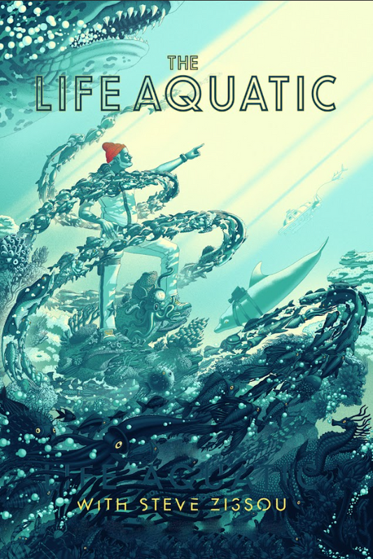 The Life Aquatic with Steve Zissou 2004 Movie Poster 24x36 - Comedy Adventure - PosterFire.com