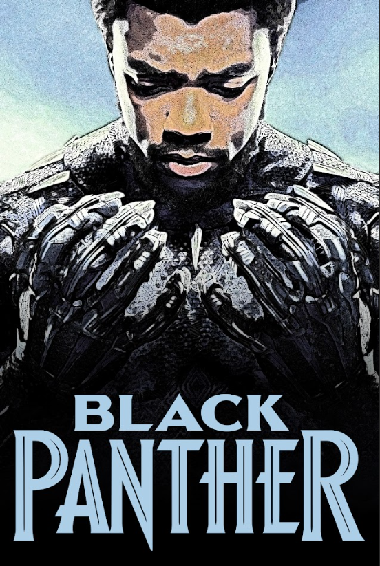 Black Panther (2018) 24x36 Poster - Marvel, Superhero Epic, Rare Collectible