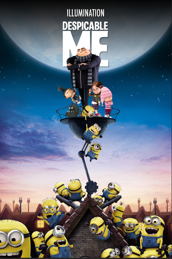 Despicable Me 2010 Poster 24x36 - Animated Comedy Family Film Minions