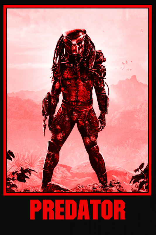 Predator (1987) Poster 24x36 Classic Action with Arnold Schwarzenegger in Deadly - PosterFire.com