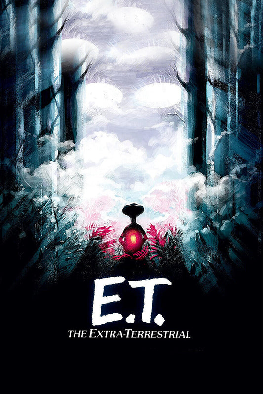 E.T. the Extra-Terrestrial (1982) Poster 24x36 - Classic Sci-Fi Alien Encounter - PosterFire.com