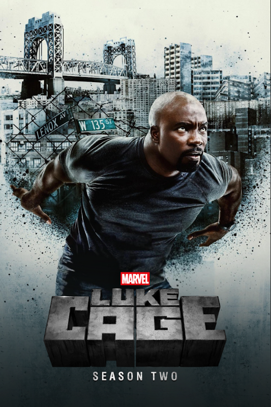 Marvel's Luke Cage (2016) - Season 2 Poster 24x36 Gritty Superhero Action, Mike