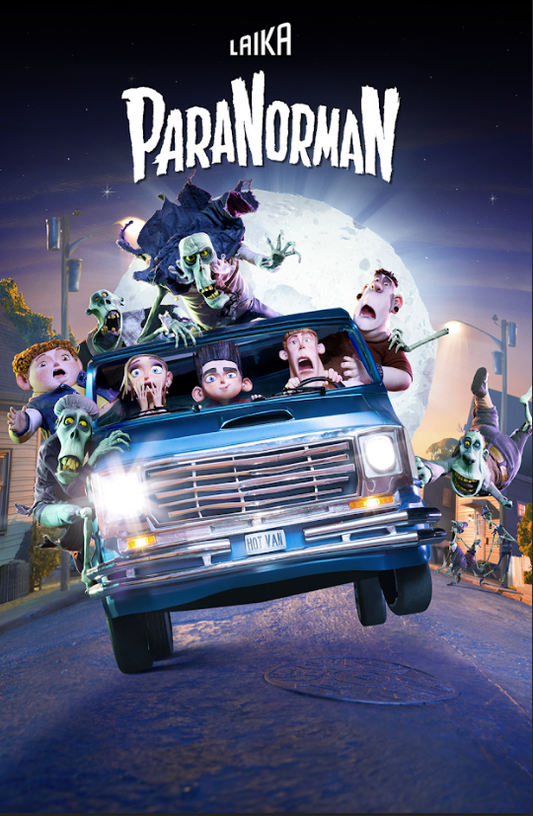 ParaNorman 2012 Movie Poster 24x36 - Stop-Motion Animation, Spooky Comedy