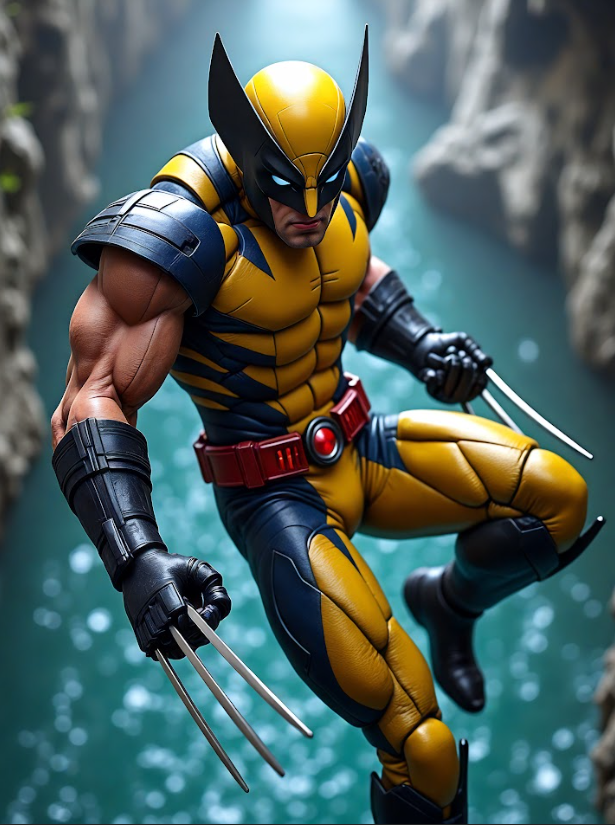 Wolverine Movie Poster 24x36 - Marvel Hero, Hugh Jackman, X-Men Action Classic - PosterFire.com