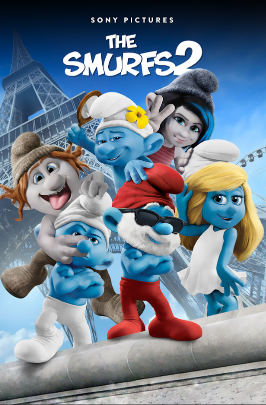 The Smurfs 2 2013 Movie Poster 24x36 Animated Family Comedy Live-Action Sequel - PosterFire.com