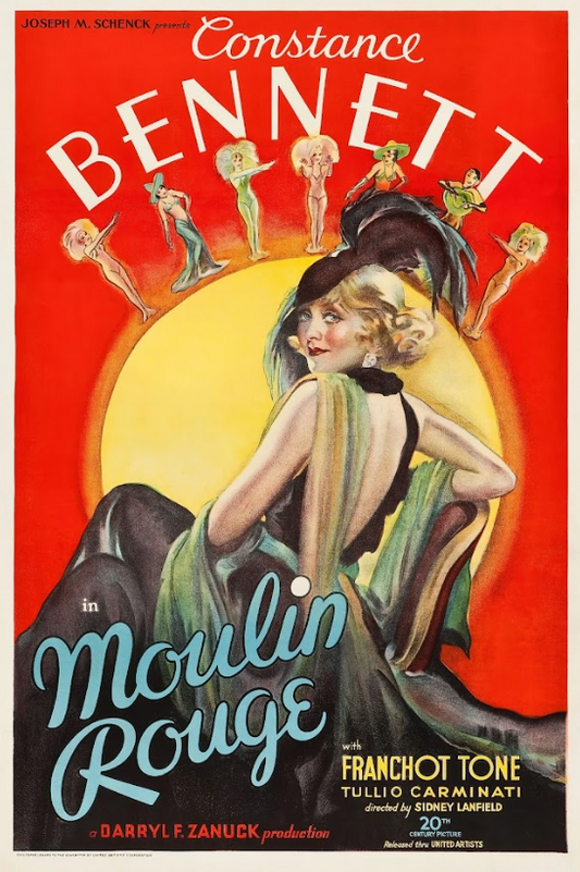 Moulin Rouge 1934 Movie Poster 24x36 - French Musical Drama, Parisian Romance, C - PosterFire.com