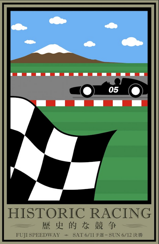 Car Historic Racing Poster - Vintage Motorsport Design, Celebrating Legendary - PosterFire.com